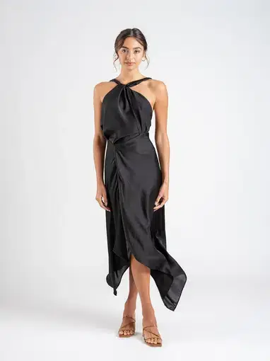 One Fell Swoop Audrey Dress Black Air Po Size 10