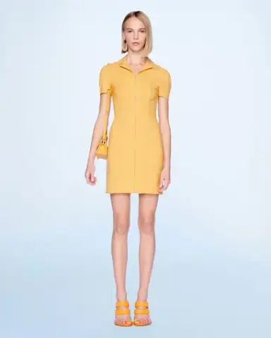 Jacquemus La Robe Tangelo Dress Orange Size S
