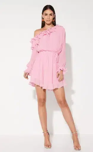 Mossman  A Slice of Heaven Mini Dress Pink Size 8