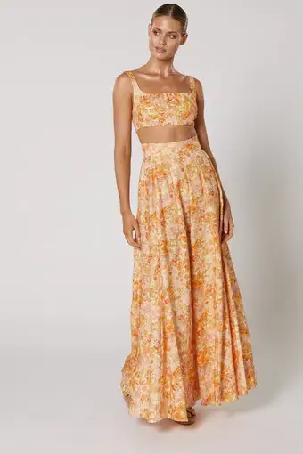 Winona Darana Top & Skirt Set Floral Print Size XS / Au 6