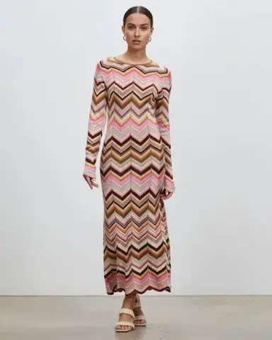 Lover Zali Midi Dress Print Size 12