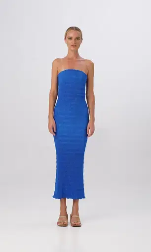 Lidee Aurore Dress Blue Size XS/AU 6 