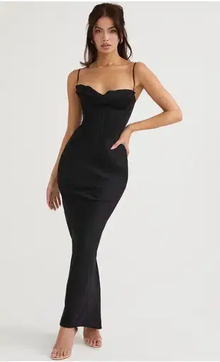 House of CB Charmaine Gown Black Size 6