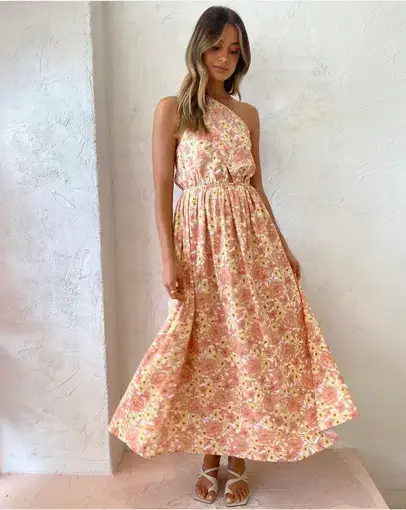 By Nicola Calypso Maxi Dress Floral Size 10