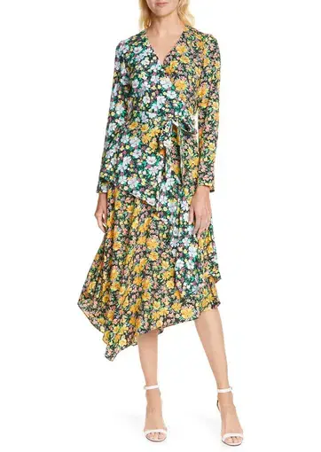 Maje Roen Midi Dress Floral Size 1/ AU 8