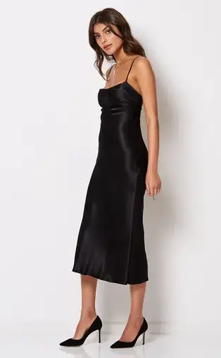 Bec & Bridge Kaia Cowl Dress Black Size 8