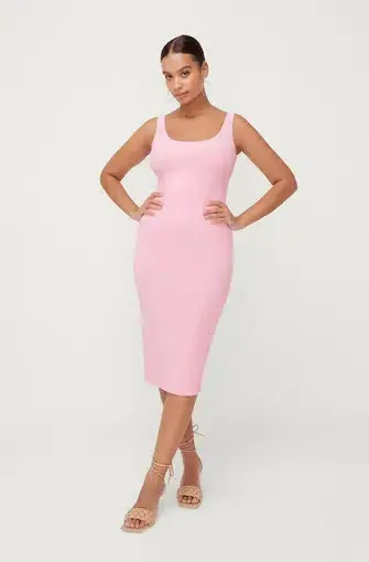 Sheike High Society Midi Dress Pink Size 8