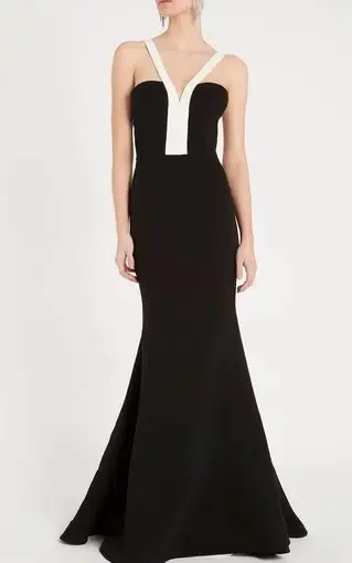 Rebecca Vallance Hepburn Full Length Gown Black Size 12