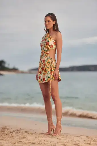 Sonya Moda Nour Yarden Mini Dress Floral Size 8