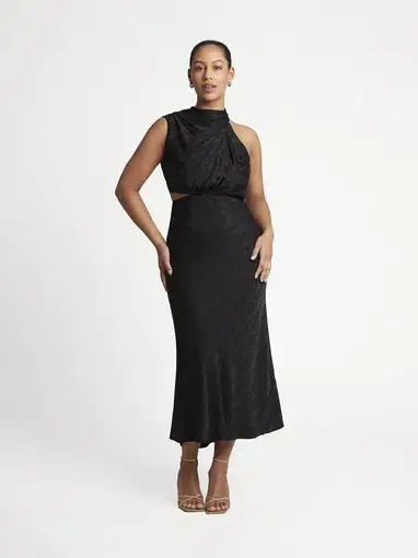 Sheike Reflections Dress Black Size 10