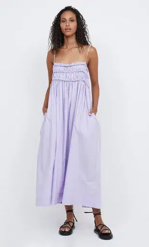 Bec & Bridge Eli Maxi Dress Lilac Size 8