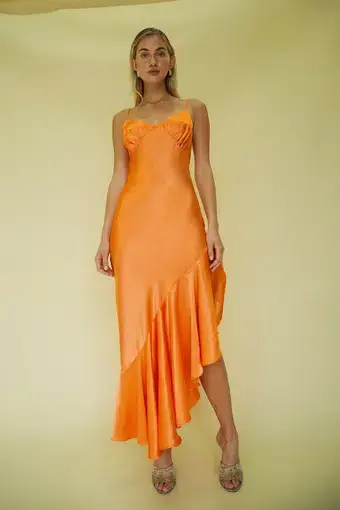 The Line By K Allegra Dress Orange Size 14