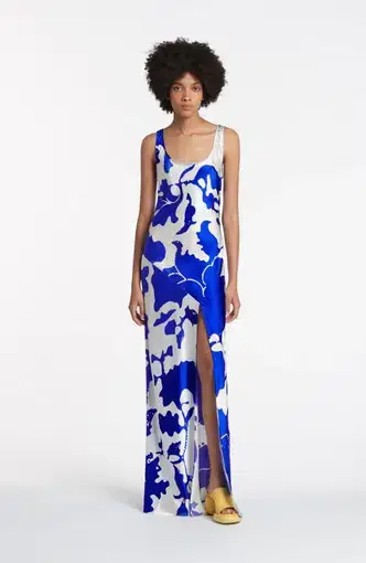 Sir the Label Esme Bias Maxi Dress in Merce Abstract Print Size 1 / Au 8