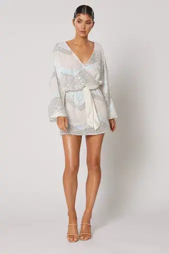 Winona Aviva Short Dress Print Size 8