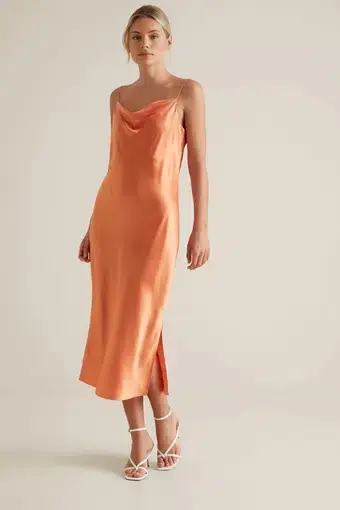 Seed Heritage Slip Dress Orange Size 8