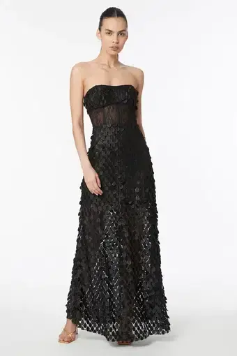 Manning Cartell Supreme Extreme Strapless Gown Black Size 12 