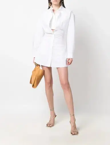 Jacquemus La Robe Baunhilha Mini Dress White Size 40 / Au 12