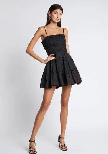Aje Breathless Mini Dress Black Size 4 / XXS