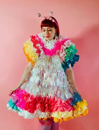 Rachel Burke Magic Crystal Dress Multi Size S/M / Au 10