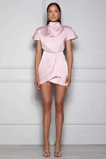 Elle Zeitoune Pamela Pearl Pink Dress Size 8