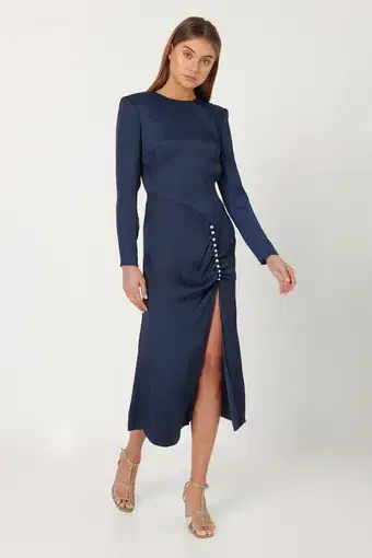 Elliatt Ministry Dress Midnight Blue Size S/Au 8