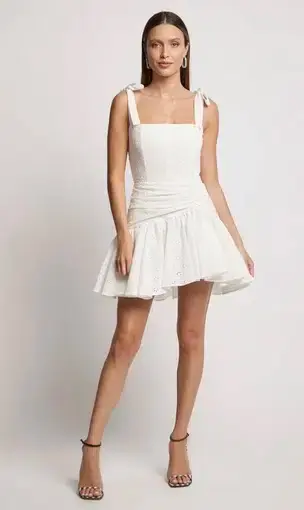 Sofia the Label Alaska Dress Mini Dress White Size 8