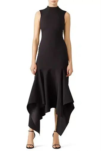 Solace London Klara Dress Black Size 4