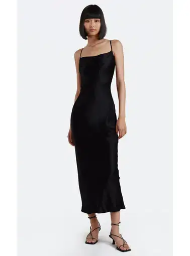 Bec & Bridge Malyka Maxi Dress Black Size XS / AU 6