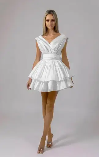 Alin Le Kal Chloe Dress Blanche Size 8 