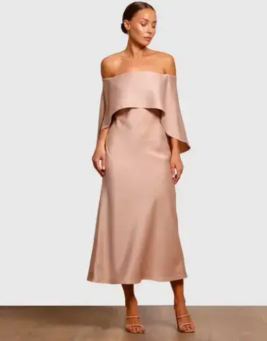 Pasduchas Seclusion Midi Dress Pink Salt 
Size 12