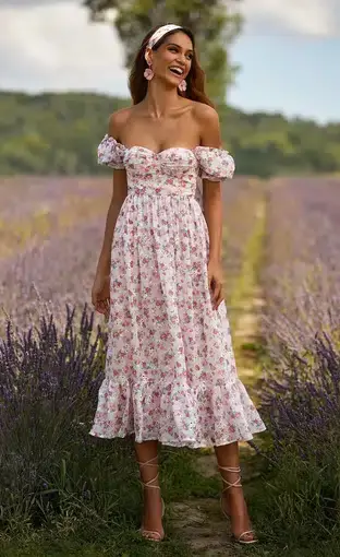 Alamour the Label Aileen Dress Floral Size M / Au 10