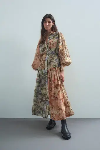 Alemais Phillipa Shirtdress Floral Print Size 10 