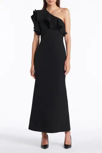 Carla Zampatti Grace Gown Black Size 10