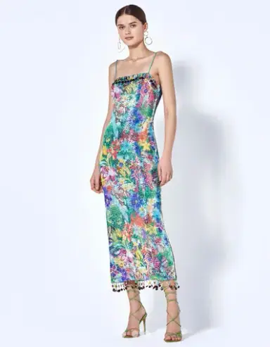 Alexis Aiya Dress in Botanical Sequin 

Size S / Au 6-8