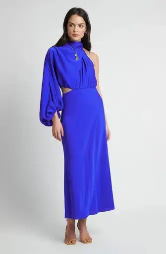 Sheike Olivia Maxi Dress Blue Size 8
