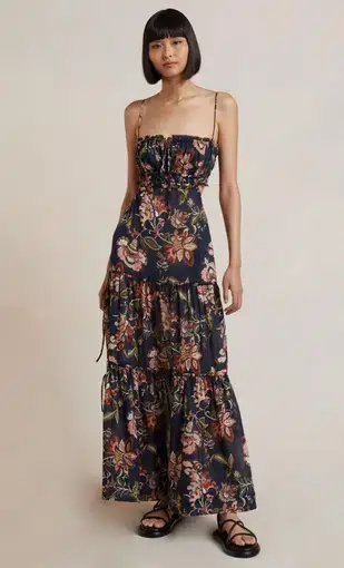 Bec & Bridge Lori Tie Maxi Dress Floral  Print Size 10 / M