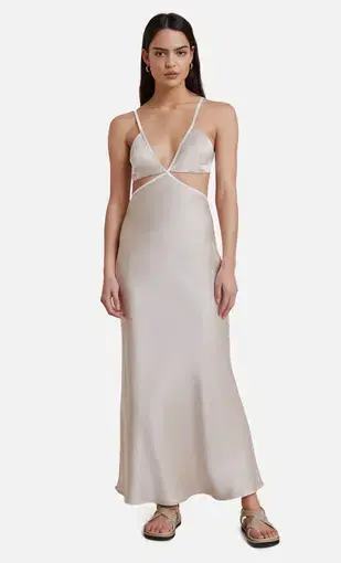 Bec & Bridge Veronique Maxi Dress Sand Size 8 / S