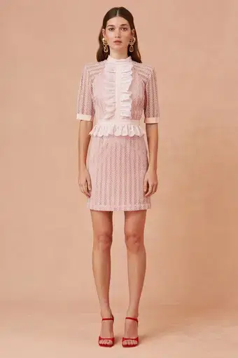 Keepsake Portrait Mini Dress Blush Size XXS / Au 4