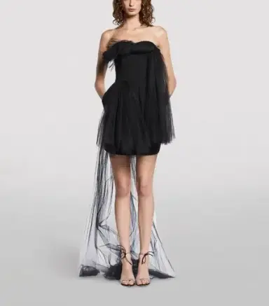 Maticevski Evermore Tulle Dress Black Size 8