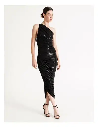 Norma Kamali Diana Gown Black Size XS / Au 6