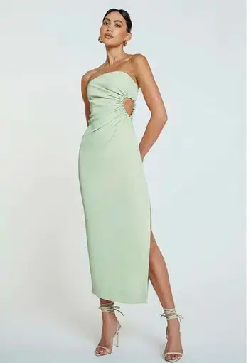 By Johnny Selena Strapless Dress Green Size 8 / S