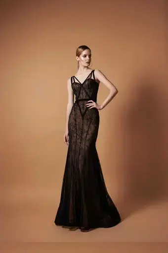 Something Very Special Pollardi Formal Formal Dress Black Size AU 8
