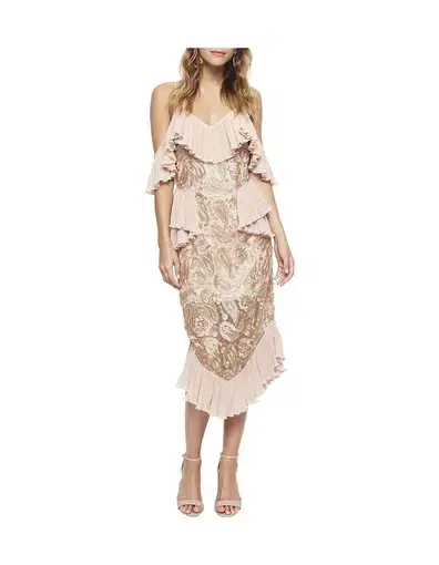 Alice McCall We Could Be Friends Dress in Rose Gold Size 10