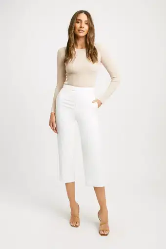 Kookai Oyster Pants White Size 38 / Au 10