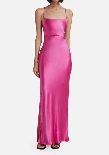 Bec & Bridge Loren Maxi Dress in Deep Pink Size 8 / S