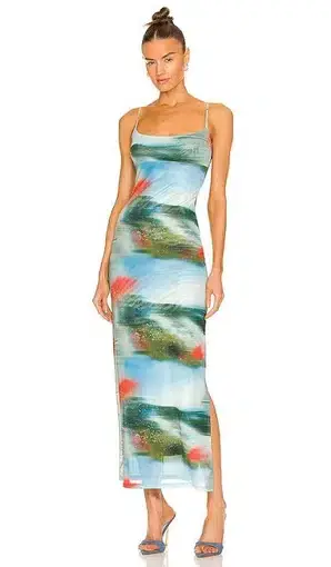 Miaou Thais Dress Print Size S/Au 8