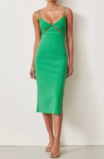 Bec & Bridge Emerald Avenue Midi Dress Green Size 8