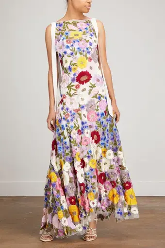 Rachel Gilbert Nya Gown Floral Size AU 8