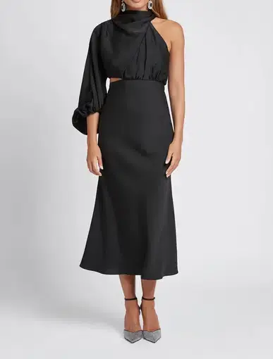 Sheike Olivia Maxi Dress Black Size 8