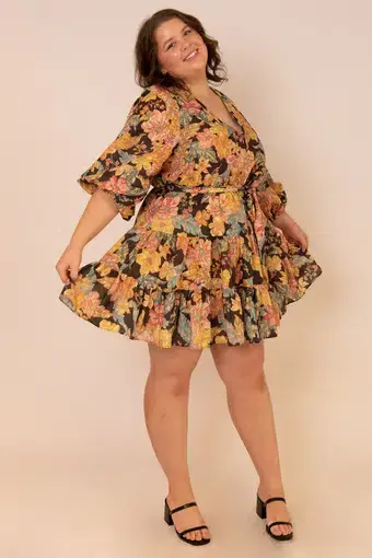 Sheike Charlotte Mini Dress Floral Size 16